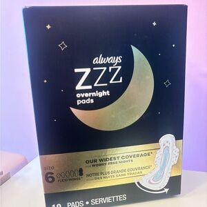 Always overnight pads